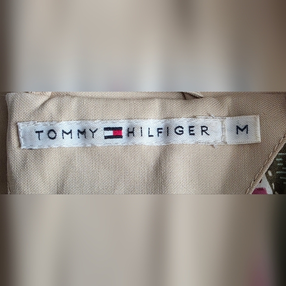 Tommy Hilfiguer Lined Women's Fall Coat. Cream, Med, In Good Condition, Cotton - Picture 10 of 14